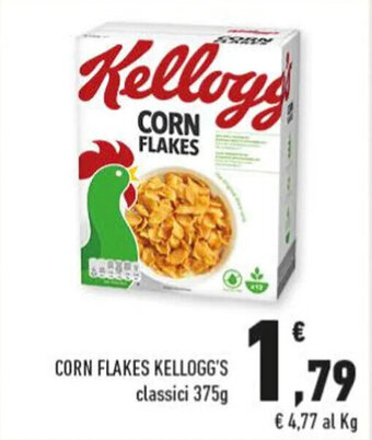 Conad CORN FLAKES KELLOGG'S classici 375g offerta