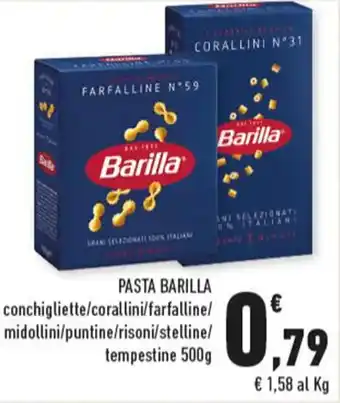 Conad PASTA BARILLA 500g offerta