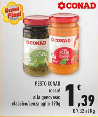 Conad PESTO CONAD 190g offerta