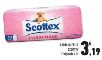 Conad CARTA IGIENICA SCOTTEX l'originale x10 offerta