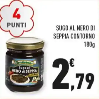 Conad SUGO AL NERO DI SEPPIA CONTORNO 180g offerta