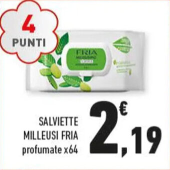 Conad SALVIETTE MILLEUSI FRIA profumate x64 offerta