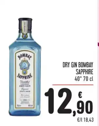 Spazio Conad DRY GIN BOMBAY SAPPHIRE 40° 70 cl offerta