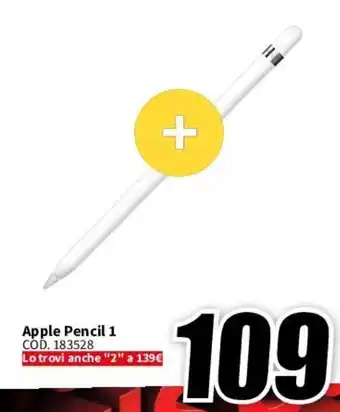 MediaWorld Apple Pencil 1 offerta