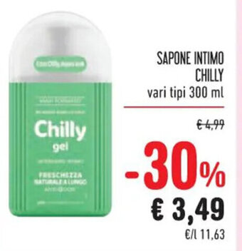 Spazio Conad SAPONE INTIMO CHILLY vari tipi 300 ml offerta