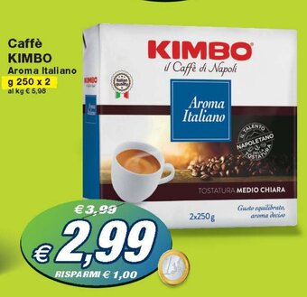 Caffè KIMBO Aroma Italiano g 250 x 2