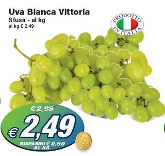 Prix Quality Uva Bianca Vittoria Sfusa offerta
