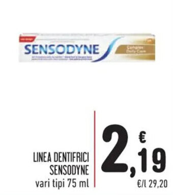 Spazio Conad LINEA DENTIFRICI SENSODYNE vari tipi 75 ml offerta