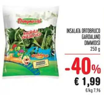 Spazio Conad INSALATA ORTOBRUCO GARDALAND DIMMIDISI 250 g offerta