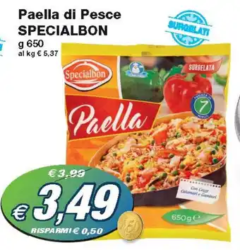 Prix Quality Paella di Pesce SPECIALBON g 650 offerta