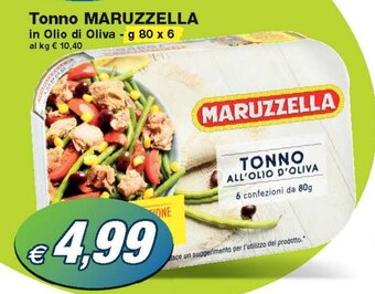 Prix Quality Tonno MARUZZELLA in Olio di Oliva - g 80 x 6 offerta