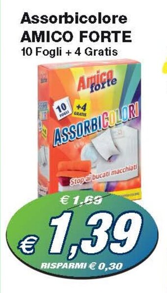 Prix Quality Assorbicolore AMICO FORTE 10 Fogli + 4 Gratis offerta