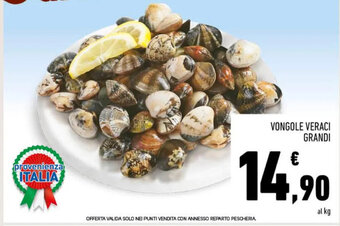 Conad VONGOLE VERACI GRANDI offerta
