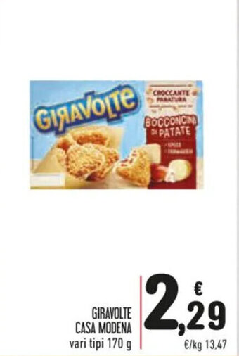 Spazio Conad GIRAVOLTE CASA MODENA vari tipi 170 g offerta