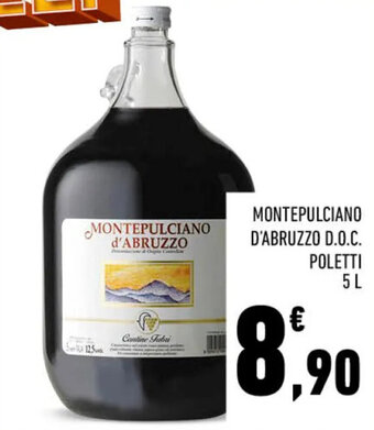 Conad MONTEPULCIANO D'ABRUZZO D.O.C. POLETTI 5 L offerta