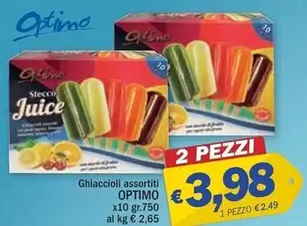 Ard Discount Optimo ghiaccioli offerta