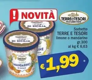 Ard Discount Terre e tesori sorbetto limone offerta