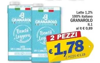 Ard Discount Granarolo latte 1,2% offerta