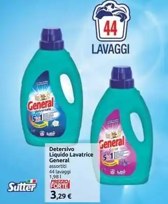 Carrefour Iper General detersivo liquido lavatrice offerta