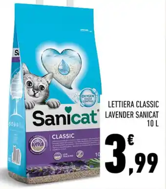 Conad LETTIERA CLASSIC LAVENDER SANICAT 10 L offerta