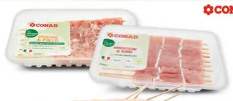 Spazio Conad ARROSTICINI DI POLLO CONAD PERCORSO QUALITÀ 200 g offerta