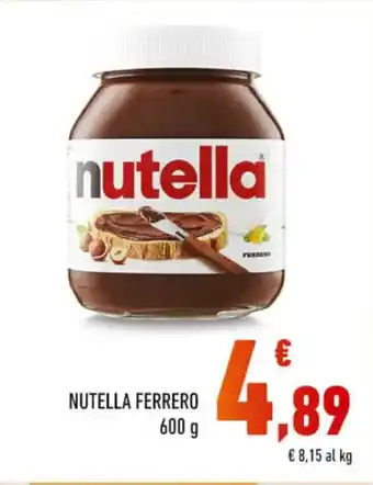 Conad NUTELLA FERRERO 600 g offerta