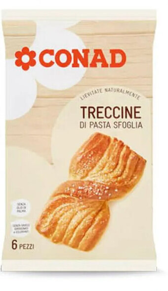TRECCINE DI PASTA SFOGLIA 6 pezzi - 252 g