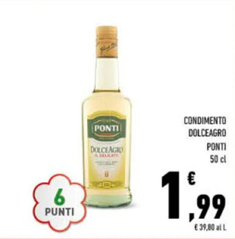Conad CONDIMENTO DOLCEAGRO PONTI 50 cl offerta