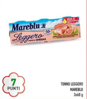 Conad TONNO LEGGERO MAREBLU 3x60 g offerta