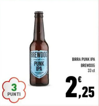 Conad BIRRA PUNK IPA BREWDOG 33 cl offerta