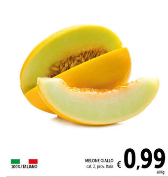 Spazio Conad MELONE GIALLO cat. 2, prov. Italia offerta