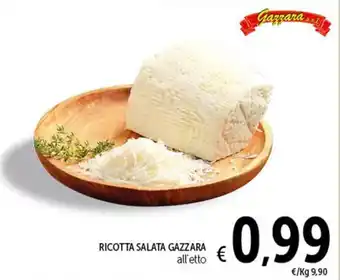 Spazio Conad RICOTTA SALATA GAZZARA all'etto offerta