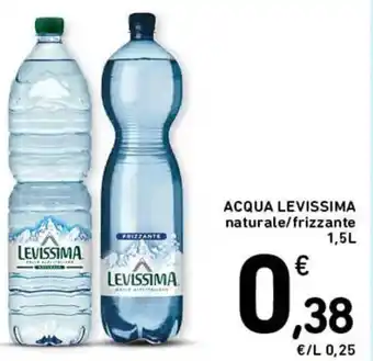 Spazio Conad ACQUA LEVISSIMA naturale/frizzante 1,5 L offerta