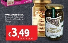Quick Sisa Valle dell'etna pesto di pistacchio offerta