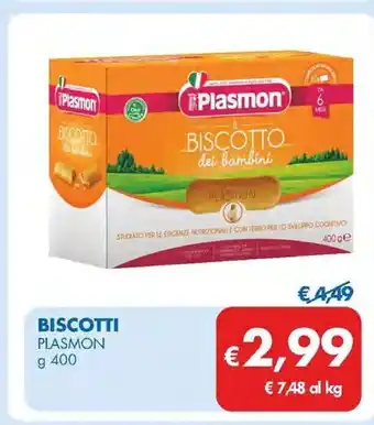 MD Discount Plasmon biscotti offerta