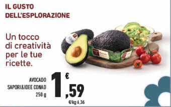 Conad AVOCADO SAPORI&IDEE CONAD 250 g offerta