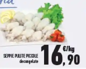 Conad SEPPIE PULITE PICCOLE decongelate offerta