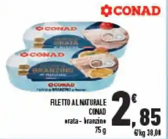 Conad Filetto Al Naturale Conad 75 g offerta