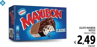 Spazio Conad GELATO MAXIBON NESTLÈ classico 384g offerta