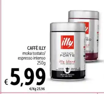Spazio Conad CAFFÈ ILLY moka tostato/ espresso intenso 250g offerta