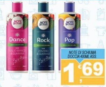 NOTE DI SCHIUMA DOCCIA 400ML ASS