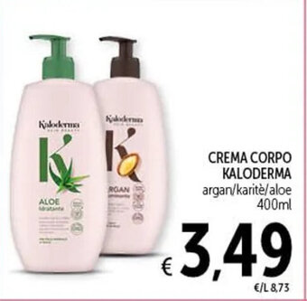 CREMA CORPO KALODERMA argan/karitè/aloe 400ml