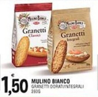 Al Discount MULINO BIANCO GRANETTI DORATI/INTEGRALI 280G offerta