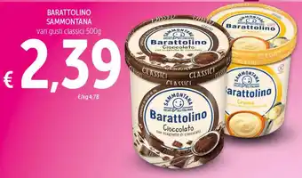 Spazio Conad BARATTOLINO SAMMONTANA vari gusti classici 500g offerta