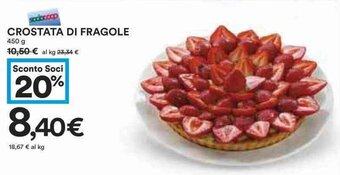 Coop CROSTATA DI FRAGOLE 450 g offerta