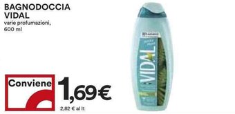 BAGNODOCCIA VIDAL varie profumazioni, 600 ml