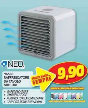 Risparmio Casa NEO 96583 RAFFRESCATORE DA TAVOLO AIR CUBE offerta