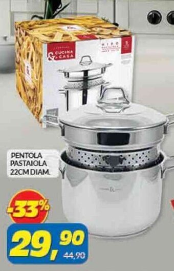 Risparmio Casa PENTOLA PASTAIOLA 22CM DIAM. offerta