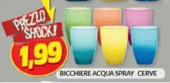 Risparmio Casa BICCHIERE ACQUA SPRAY CERVE offerta