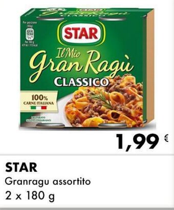 Iper Tosano STAR Granragu assortito 2 x 180 g offerta